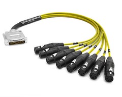 Apogee DA16x Premium Mogami 3162 Digital DB25 | Neutrik Gold XLR-F Yellow 80 ft.