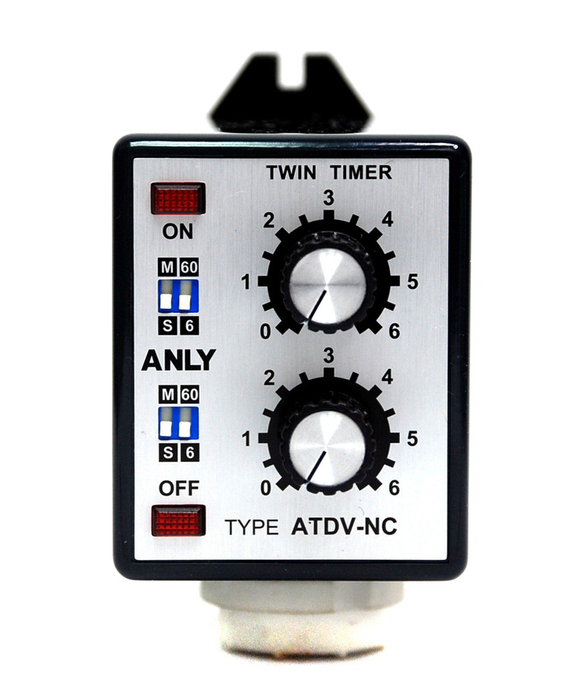 1pc Industrial Twin Timer ATDV-NC 6S 60S 6M 60M DC24V 24V ANLY Taiwan