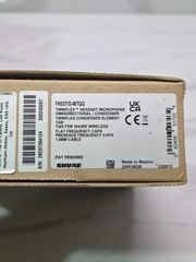 Shure TwinPlex TH53 TA4F Omnidirectional Headset Microphone – Tan