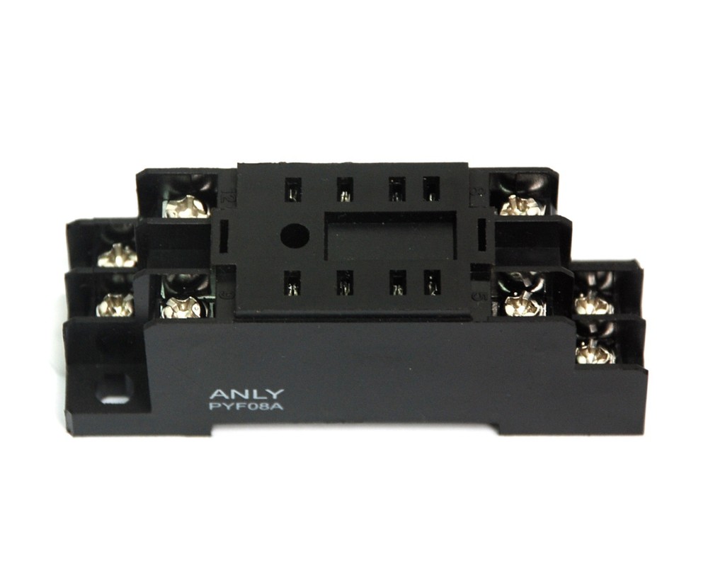 2pc ANLY Relay Timer Socket PYF08A PYF-08A 8P For OMRON MY2 MY2N MY2NJ MY2N-J