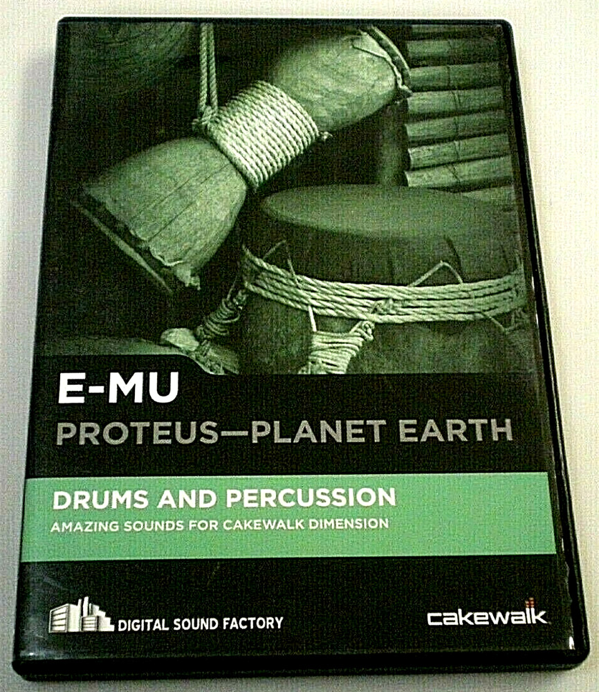 E-MU Proteus – Planet Earth DRUMS & PERCUSSION Digital Sound / Cakewalk EMU DISK