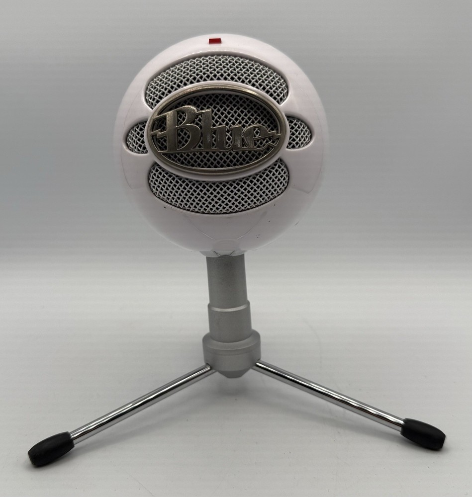 Blue Snowball Ice Plug and Play Microphone White, No USB Cord