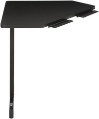 On-Stage Stands WSC7500B Workstation Corner Accessory – Black