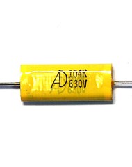100pc Metallized Polyester Film MEA Capacitor 104 0.1uF K 630V ±10% Axial AID