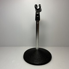 Desk Table Top Podium Microphone Stand Holder, Cast Iron Base, Audio Equipment