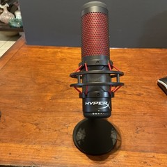 HyperX QuadCast USB Microphone –no USB Cable/power plug – Untested