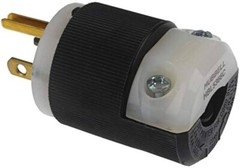 LOT 10x Hubbell HBL5366C AC Male Edison NEMA 5-20P Plug 15A 125V Connector CL/BK