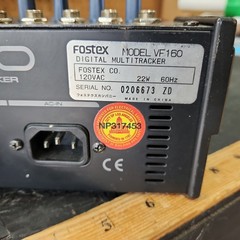 FOSTEX VF160EX DIGITAL MULTITRACKER Digital Mixer 16 Track Digital Recorder CD