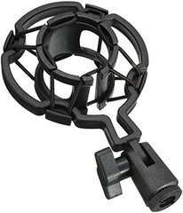 2 Pack Microphone Shock Mount Clip Universal Mic Shock Mounts Holder Anti-Vibrat