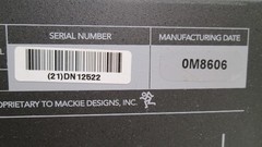 Mackie 1642-VLZ PRO 16-Channel Line Mixer Phantom Power XDR Preamp XLR TRS RCA