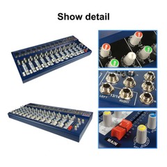 14CH Audio Mixer Pro Recording Stage Mixing Console 4CH Stage Headset Microphone