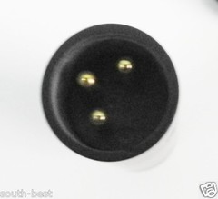 mini xlr 4pin to XLR Phantom Power Adapter For Shure Microphone Mic