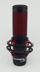 HyperX QuadCast Wired Multi-Pattern Electret Condenser Microphone – HX-MICQC-BK