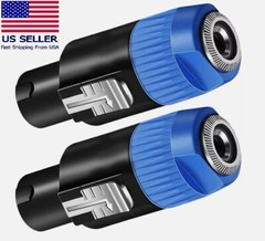 Speakon To 1/4 Adapter Connector, Upgraded 1/4″ Female To Male Connector Speaker