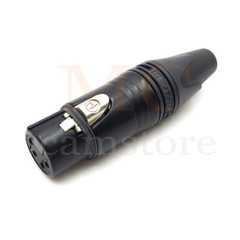 Neutrik NC4FXX Female XLR 4-Pin Connectors Nickel with Silver Contacts