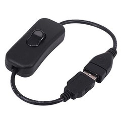 USB Cable with Switch, Yeebline 3-Pack USB Male to Female 3 Pack Black
