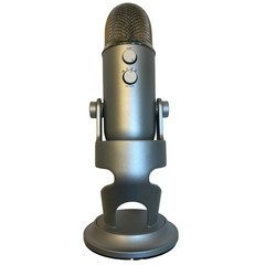 Blue Yeti USB Microphone Silver | Multi-Pattern Pro Recording Mic Podcast