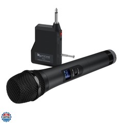 Wireless Microphone, Handheld Dynamic Microphone Wireless mic System for Kara…