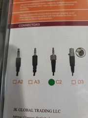 J K Professional Headset/Headworn Microphone MIC-J 071S For Sennheiser Wirele…