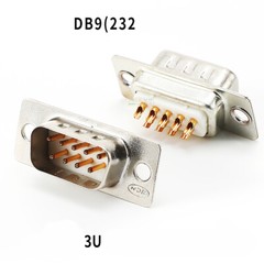 D-type VGA 9 Pin D-SUB DB9 RS232/485 Solder Connector Female Male Computer Shell
