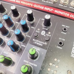 Harbinger LV8 8-Channel Analog Mixer with Bluetooth