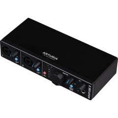 Arturia MiniFuse 2 Portable 2×2 USB Type-C Audio/MIDI Interface | Black