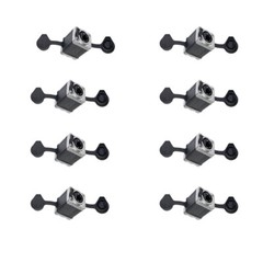 8 RJ45 Pass Through Tactical Ethernet Coupler IP65 Waterproof for Cat5, 6,7 & 8