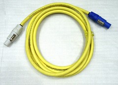 12′ GENUINE Neutrik PowerCON NAC3FCB & NAC3FCA 3-Pole Connector Power In & Out