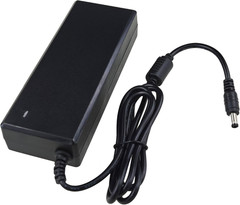 DC Power Adapter, 12V 5A, 5-Way Splitter with Multiple Conversion Heads Black