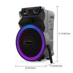 4500W Portable Bluetooth Speaker 18“ Woofer Bluetooth Party Speaker w/Wireless