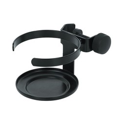 Gator Frameworks Microphone Stand Clamp On Drink 1 Count (Pack of 1), black