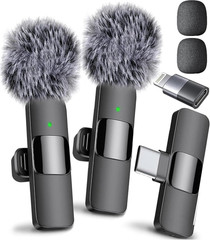 (Latest Model) – #1 Microphone for Iphone & Android, Wireless Mini Microphone, C