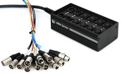 Pro Co SMA0804FBX-50 StageMaster 8×4 Stage Snake with XLR Returns – 50′