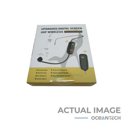 New UHF Wireless Microphone Headset with LED Display for Public Speaking/Fitness