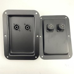 Metal Jack Plate W/Dual SpeakON NL4 for JBL KP612, KP615, KP4012 Speaker Cabinet