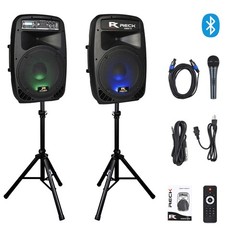PRORECK Dance 15 Inch DJ System Speaker 2000W 2-Way Powered PA Portable Speakers