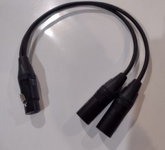 XLR Splitter Cable – Y Cable – Mogami 2552 – Neutrik – 40cm