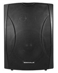 Rockville WET-6B 70V 6.5″ IP55 Commercial Indoor/Outdoor Wall Speaker – Black