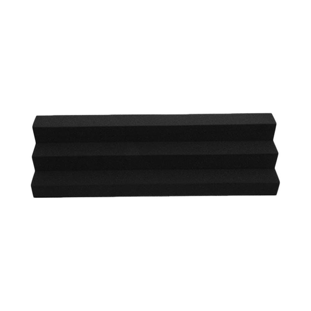 Useful Corner Bass Trap Sound Absorbing Acoustic Foamed Tile for Studio (Black)