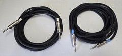 Lot of 2 VTG Audio 22ft 12 AWG Speaker Cable 1/4″ to 1/4″