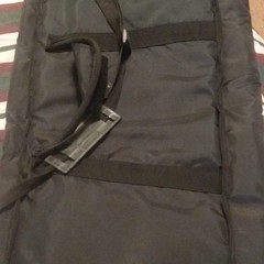 Rok Sak Black Nylon keyboard bag w/ Carry Handle, Strap & Zipper