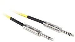 8 Rockville RCGT3.0Y 3′ 1/4″ TS to 1/4“ TS Guitar/Instrument Cable