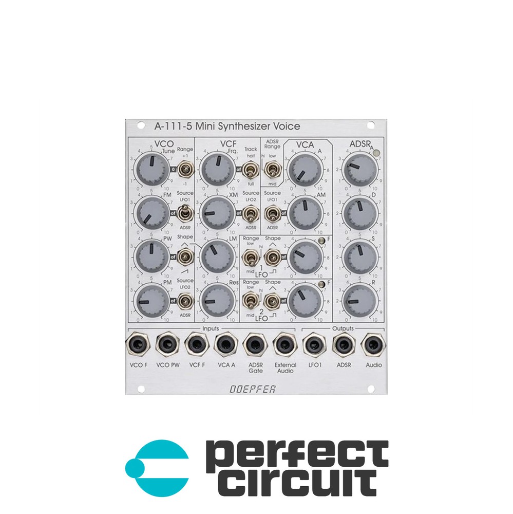 Doepfer A-111-5 Mini Synthesizer Voice EURORACK – DEMO – PERFECT CIRCUIT