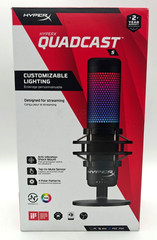 HyperX QuadCast S Standalone Microphone RGB Lighting For Streamers 4P5P7AA F/S