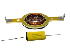Titanium Diaphragm + Capacitor for Pyle PDBT28 Bullet Tweeter 4 ohm USA SELLER