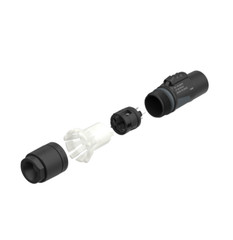 (2) Two Genuine NEUTRIK NAC3M-TRUE1-S PowerCON True 1 Male Connector IP65