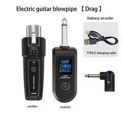 UHF Wireless Microphone Converter XLR Transmitter Receiver Microphone System NEW