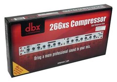 DBX 266XS 2-Channel Compressor/Gate Rack Mount Pro Audio Dynamics Processing