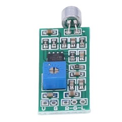 Microphone Pickup Module Dual Channel Output Adjustable Gain Amplifier Board