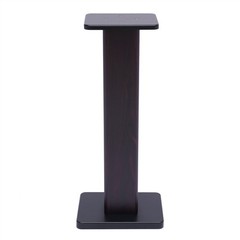 28″ Inch Pair Bookshelf Speaker Stands Surround Sound Home Theater Black Walnut